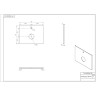 Столешница CERSANIT STONE из керамогранита Balance 60x45x2 серый матовый 64185