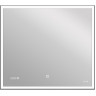 Зеркало CERSANIT LED 011 DESIGN 100 с подсветкой и часами KN-LU-LED011*100-d-Os